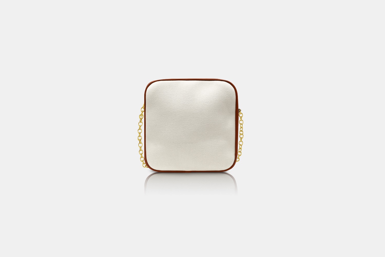 NIKI MINI BEIGE ET CAMEL en cuir, fabriqué en France ...
